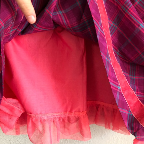 NWT Matilda Jane plaid a line skirt elastic waist. - Picture 4 of 6